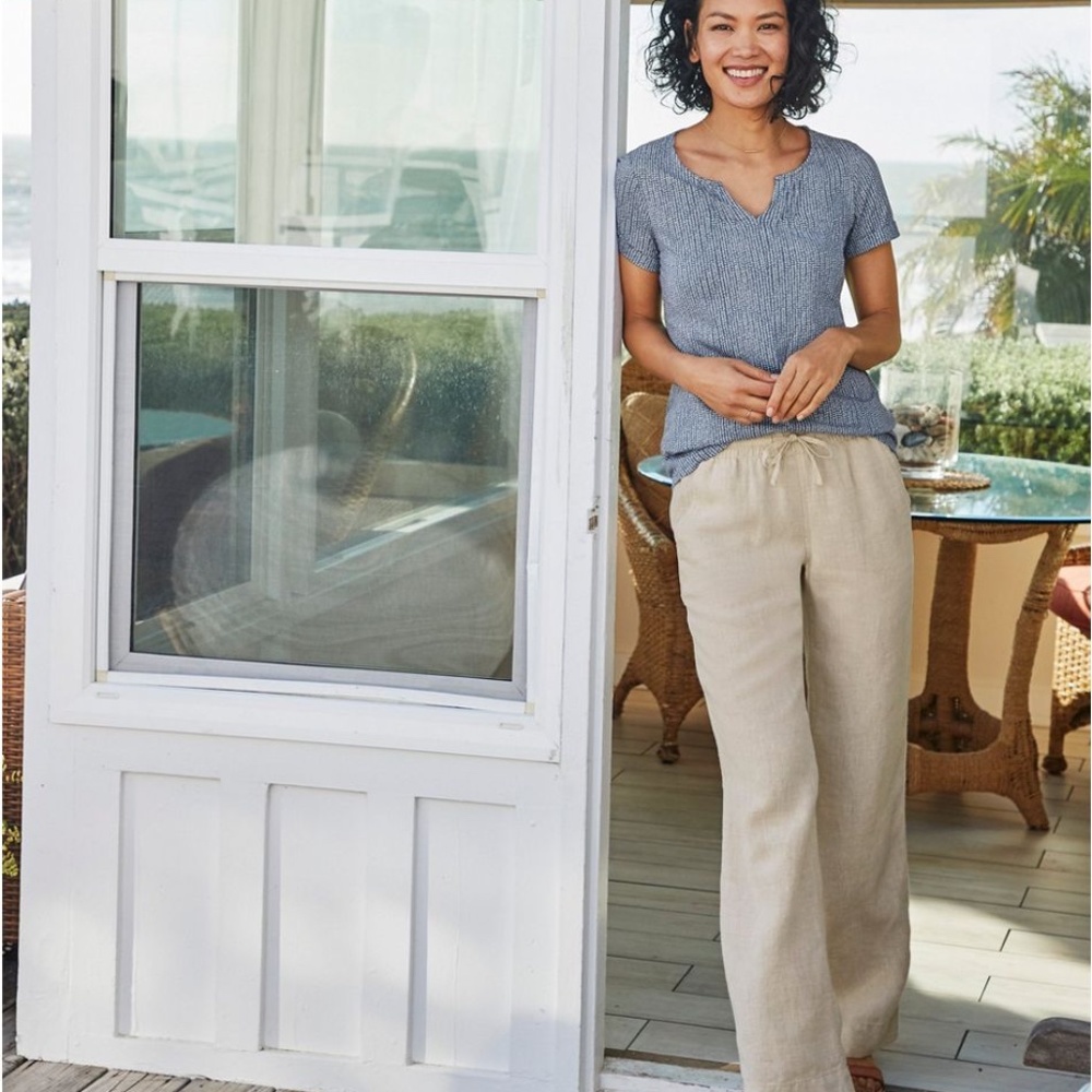 NWT LL‎ Bean women's linen pants